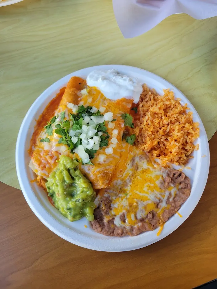 Cheese Enchilada Plate